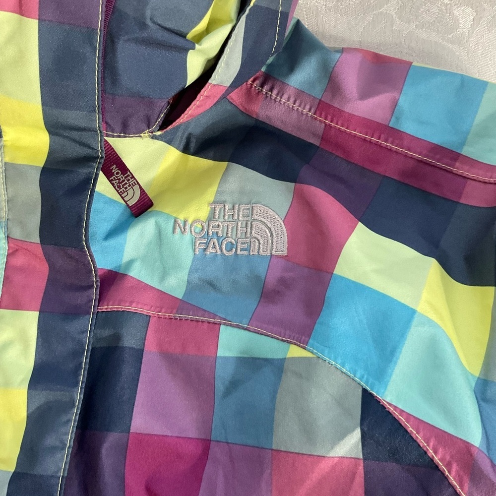 The North Face Girls Size 7/8 Hyvent Resolve Mesh Line Windbreaker Rainbow Color - Picture 2 of 9
